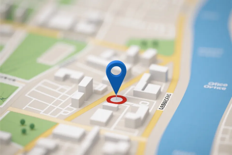 Office Map Illustration