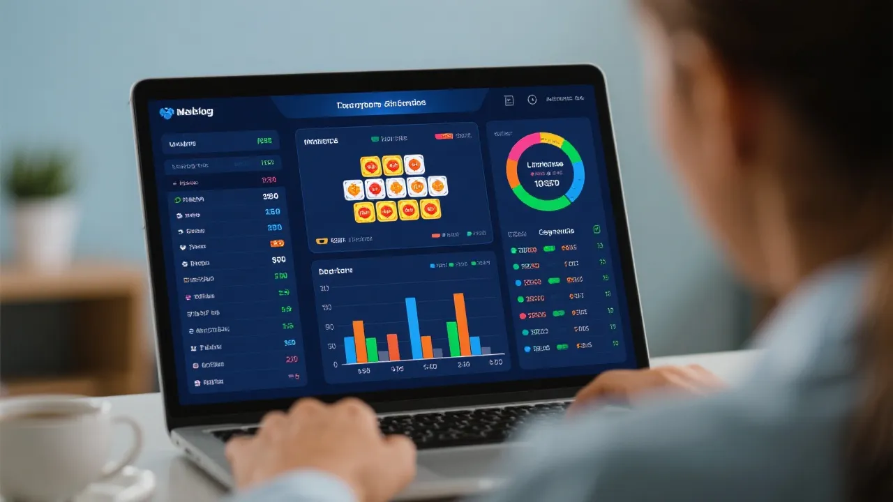 数据面板与走势图示意图